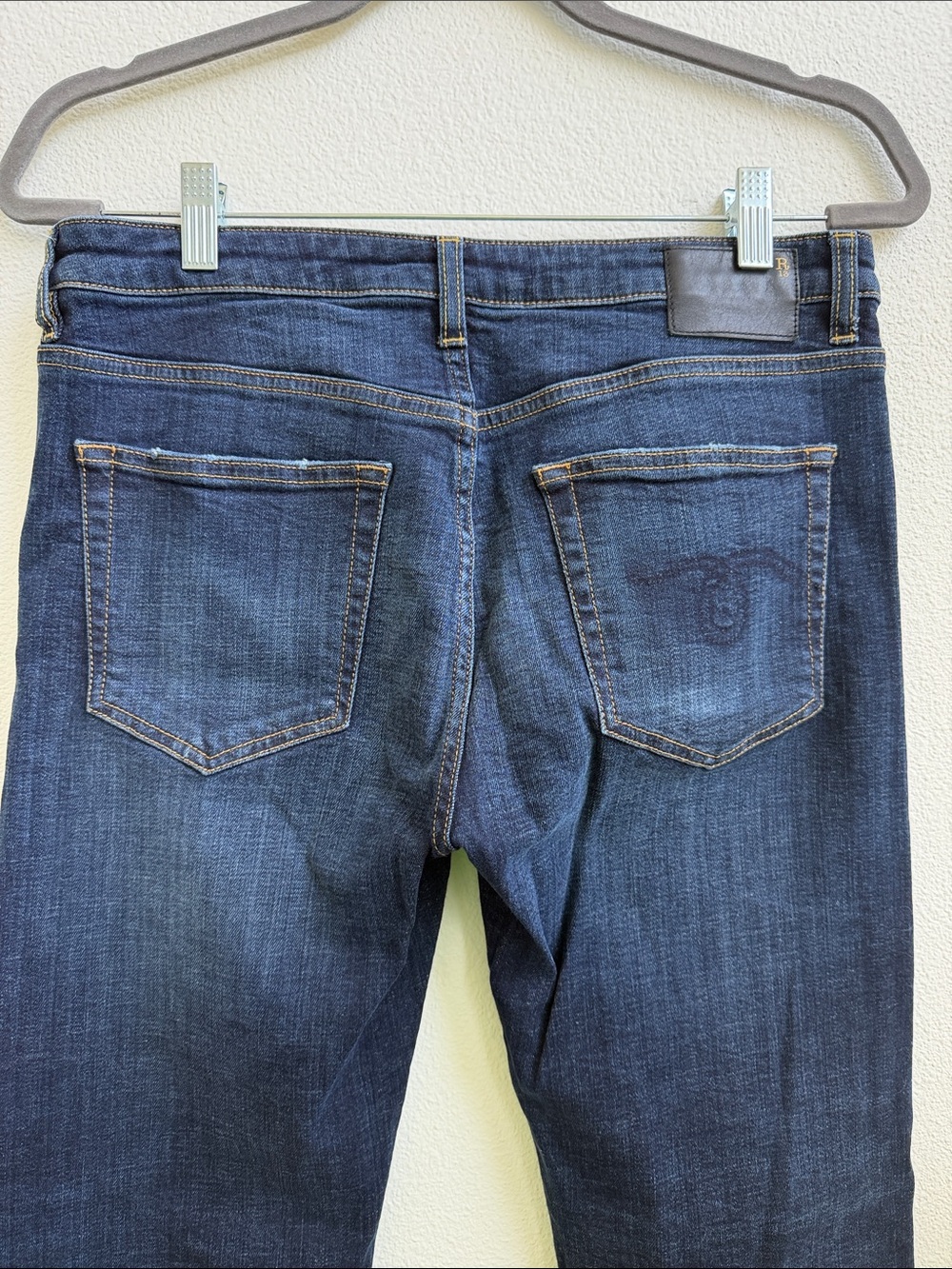 R13 BOY STRAIGHT HOWELL INDIGO Uneven Hem Drake Smart R13W0991-664C Sz 29 - Picture 7 of 10